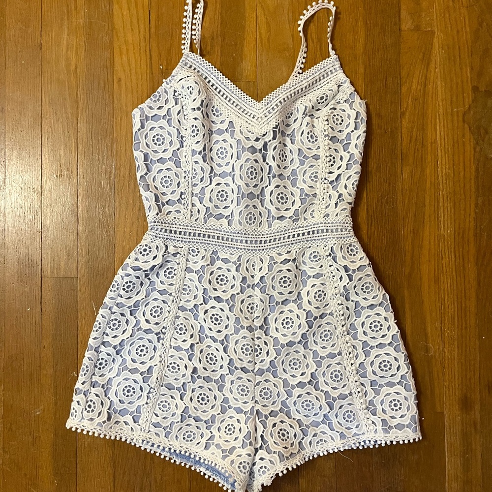 Endless Rose White/Lilac Romper